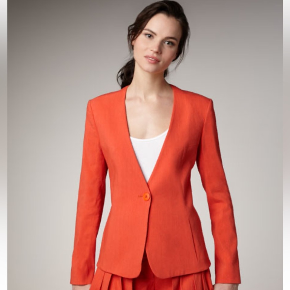 Theyskins theory linen blazer. Size 6